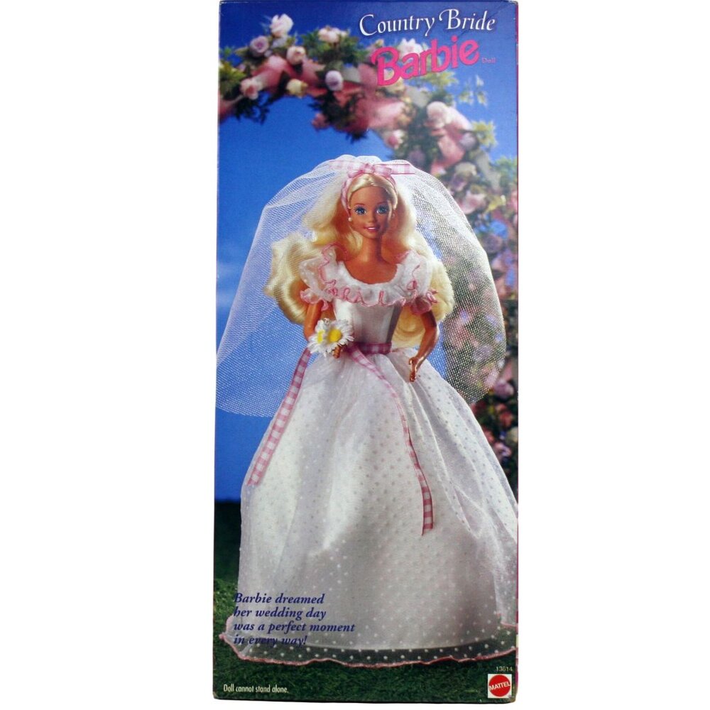 Mattel Barbie Country Bride 1994 Wal-Mart Special Edition #13614 - Picture 8 of 8